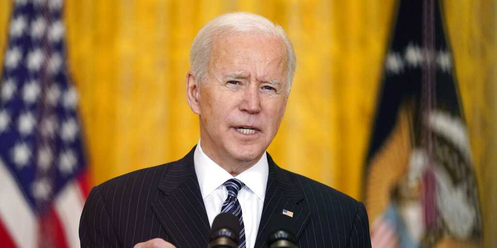 President Joe Biden announced Monday that 90% of adults will be eligible to get a coronavirus vaccine within the next three weeks as well as have a vaccination site within five miles of where they live.