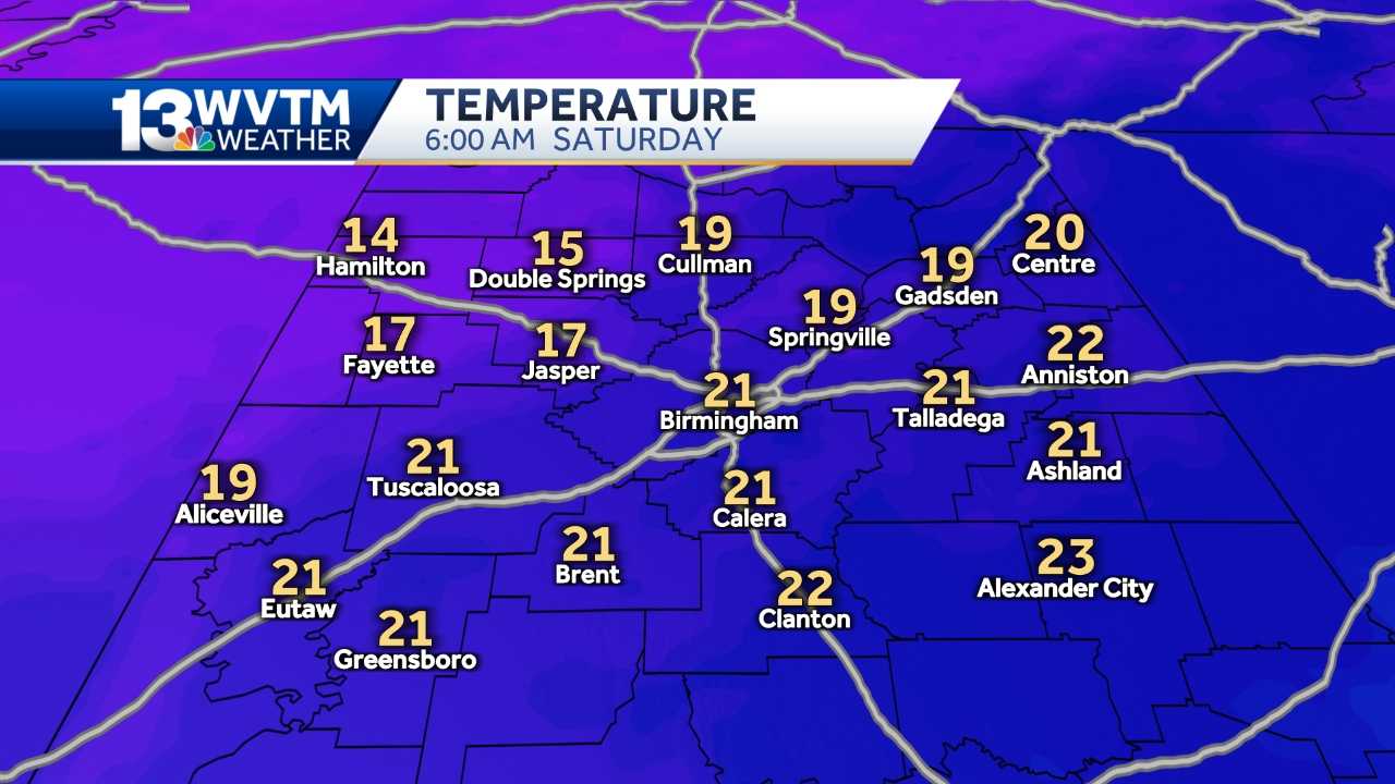 Great weather across central Alabama this weekend