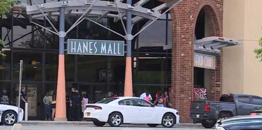 Winston-Salem police are investigating a report of discharging of a firearm Monday afternoon near Hanes Mall.