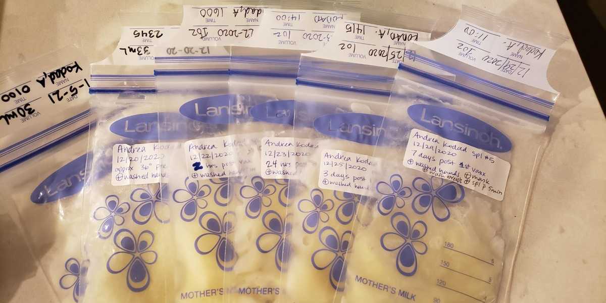 A health care worker and mom is educating the public about the COVID-19 vaccine in more ways than one.