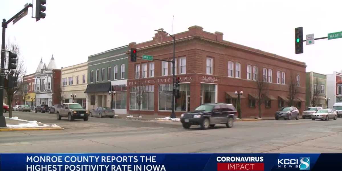 This Iowa county currently holds the positivity rate of 35%. 
