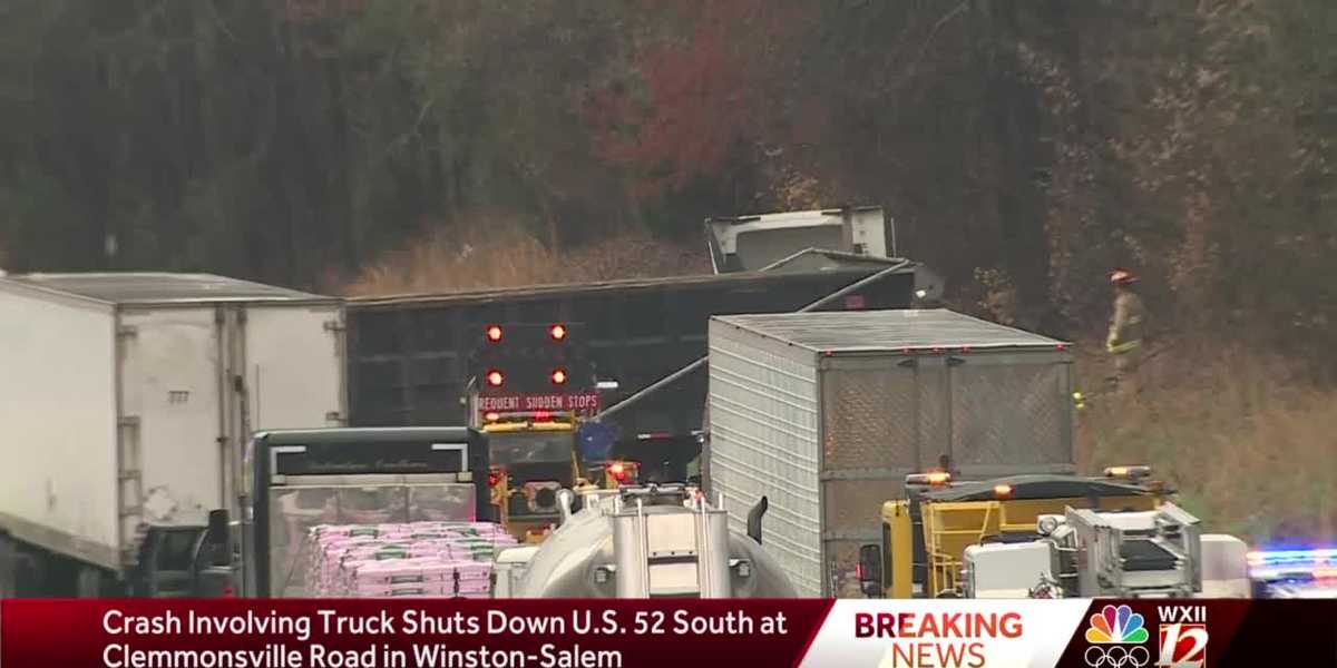 U.S. 52 is back open in both directions through downtown Winston-Salem after crashes closed portions of the highway for nearly five hours Friday.