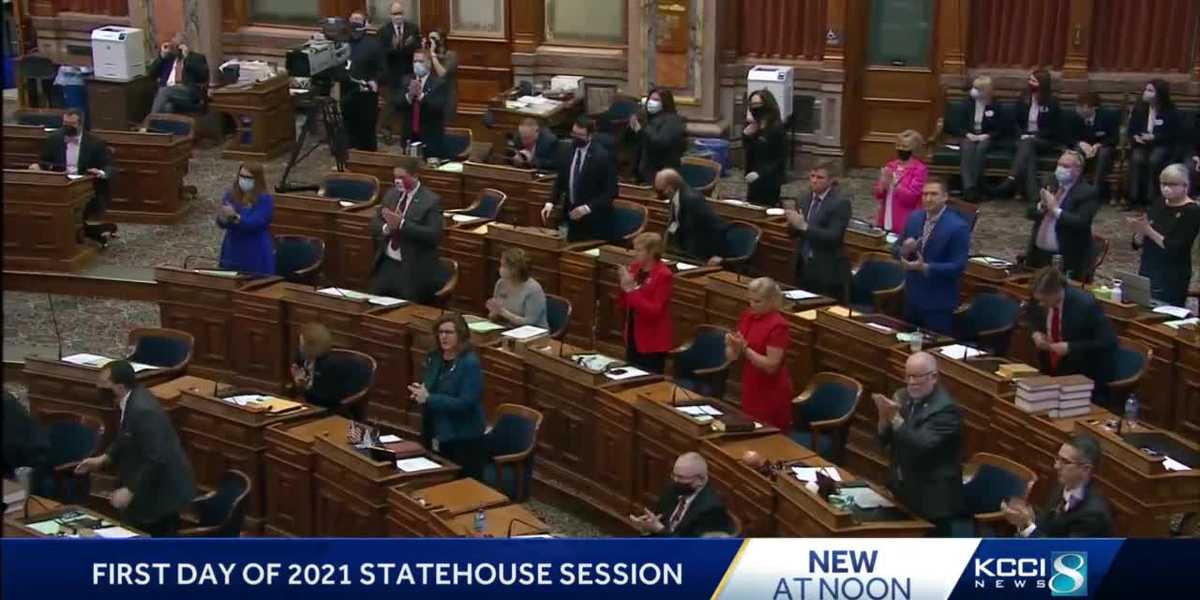 Iowa lawmakers gaveled the 2021 Legislative Session shortly after 10 a.m. for the first time since June.