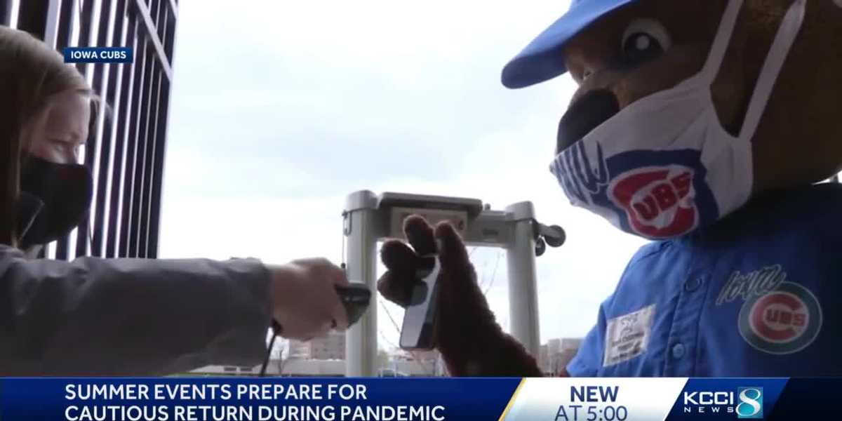 The Iowa Cubs  have their home opener Tuesday. But the fan experience won't be entirely back to normal.